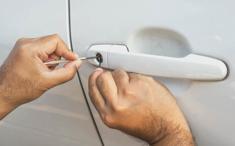 car door unlocking with lock pick speedy and efficient automotive locksmith services in cape coral, fl – timely solutions for your automotive locksmith needs.